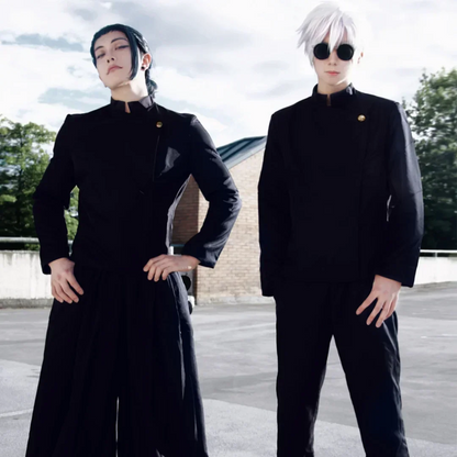 Geto Suguru Halloween Cosplay – Black Anime Uniform Costume