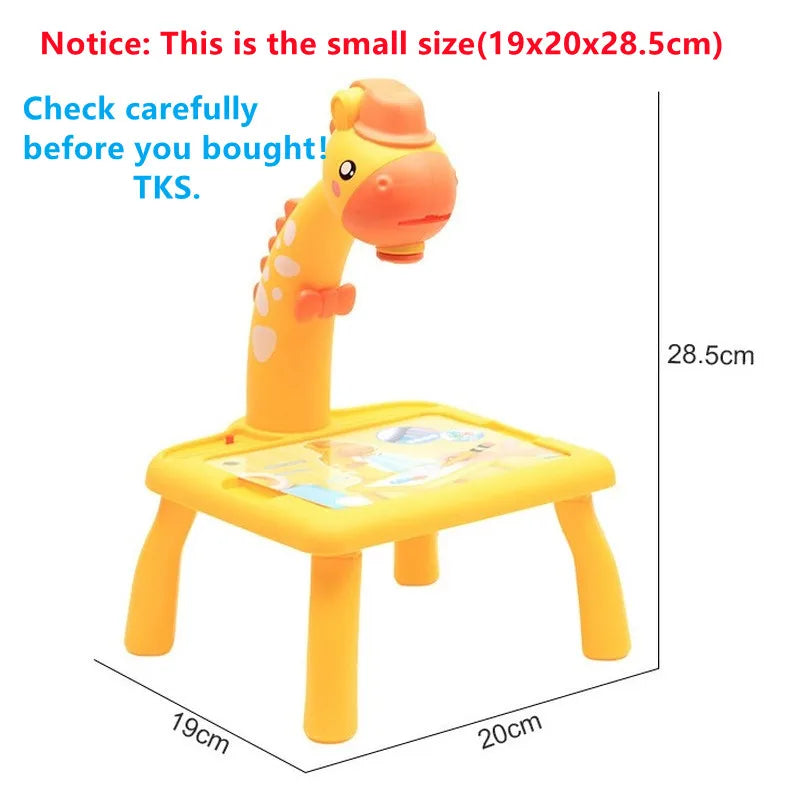 Mini LED Projector Drawing Table – Educational Art Toy for Kids