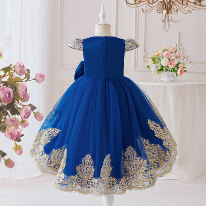 Elegant Embroidered Princess Party Dress