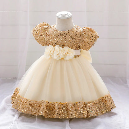 Infant Girl Special Occasion Dress – Baptism & Christmas