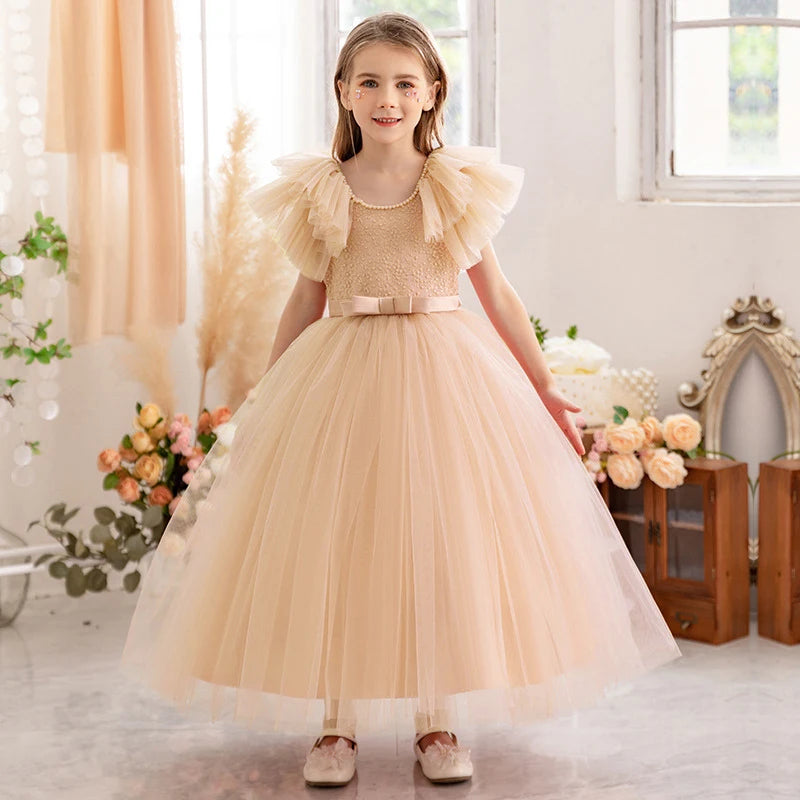 Kids Wedding Gown – Princess Lace Dress