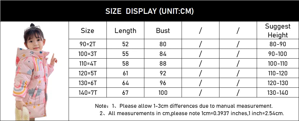 Kids’ Hooded Down Jacket – Warm & Windproof