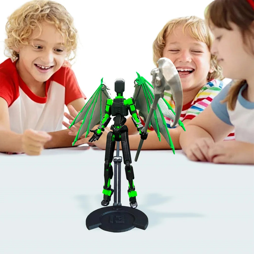 Desk Toy & Gift – 3D Multi-Jointed Action Figure for Him