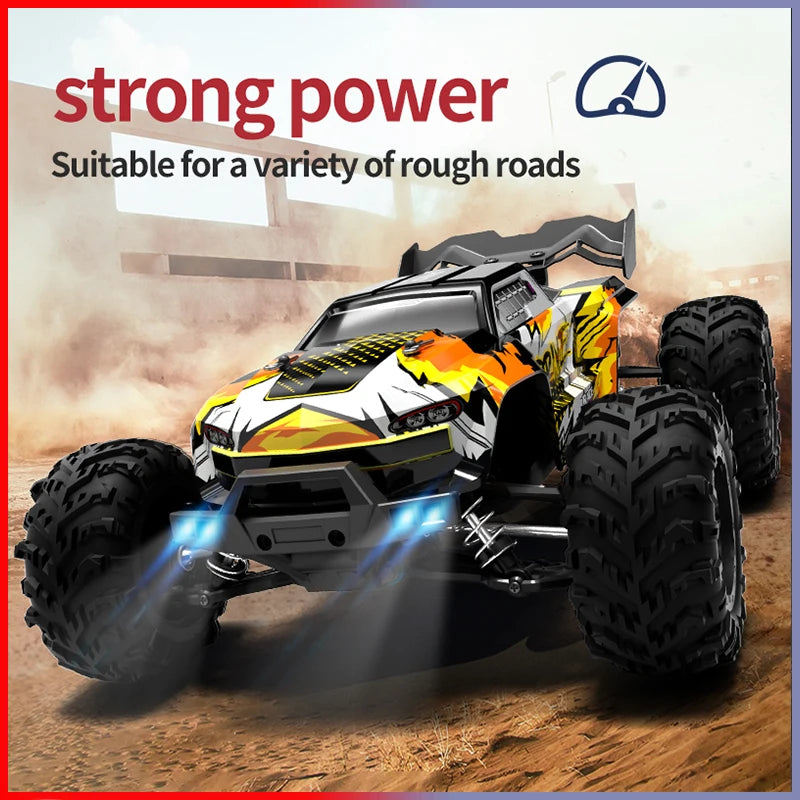 1:16 RC Off-Road Car – High-Speed 4WD Monster Truck with LED Lights