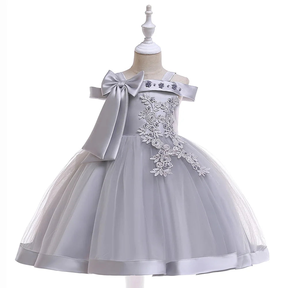 Elegant Christmas & Party Dress for Girls (3–10Y)