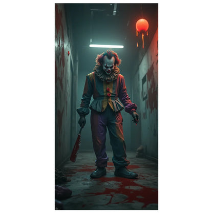 Halloween Door Banner – Scary Moon Night & Cemetery Scene