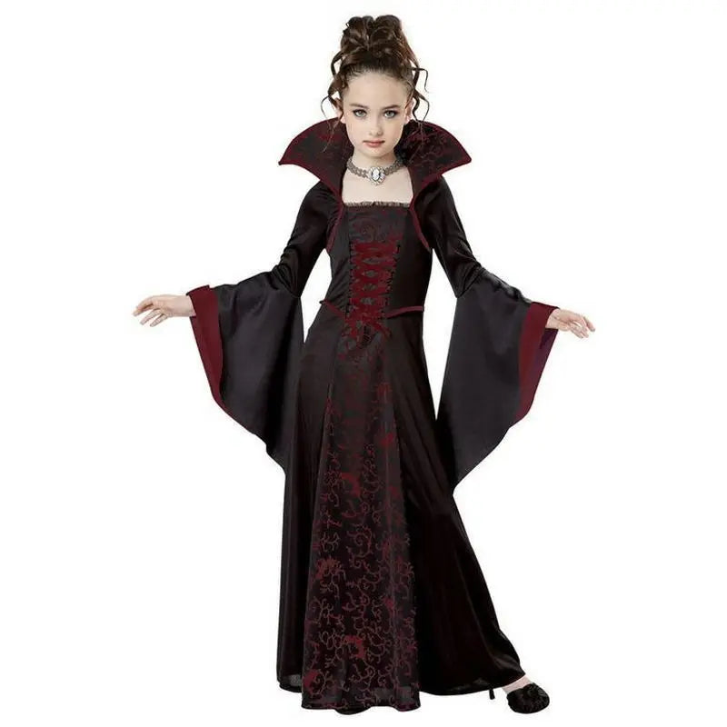 Girls Vampire Halloween Costume – Gothic Tutu Dress