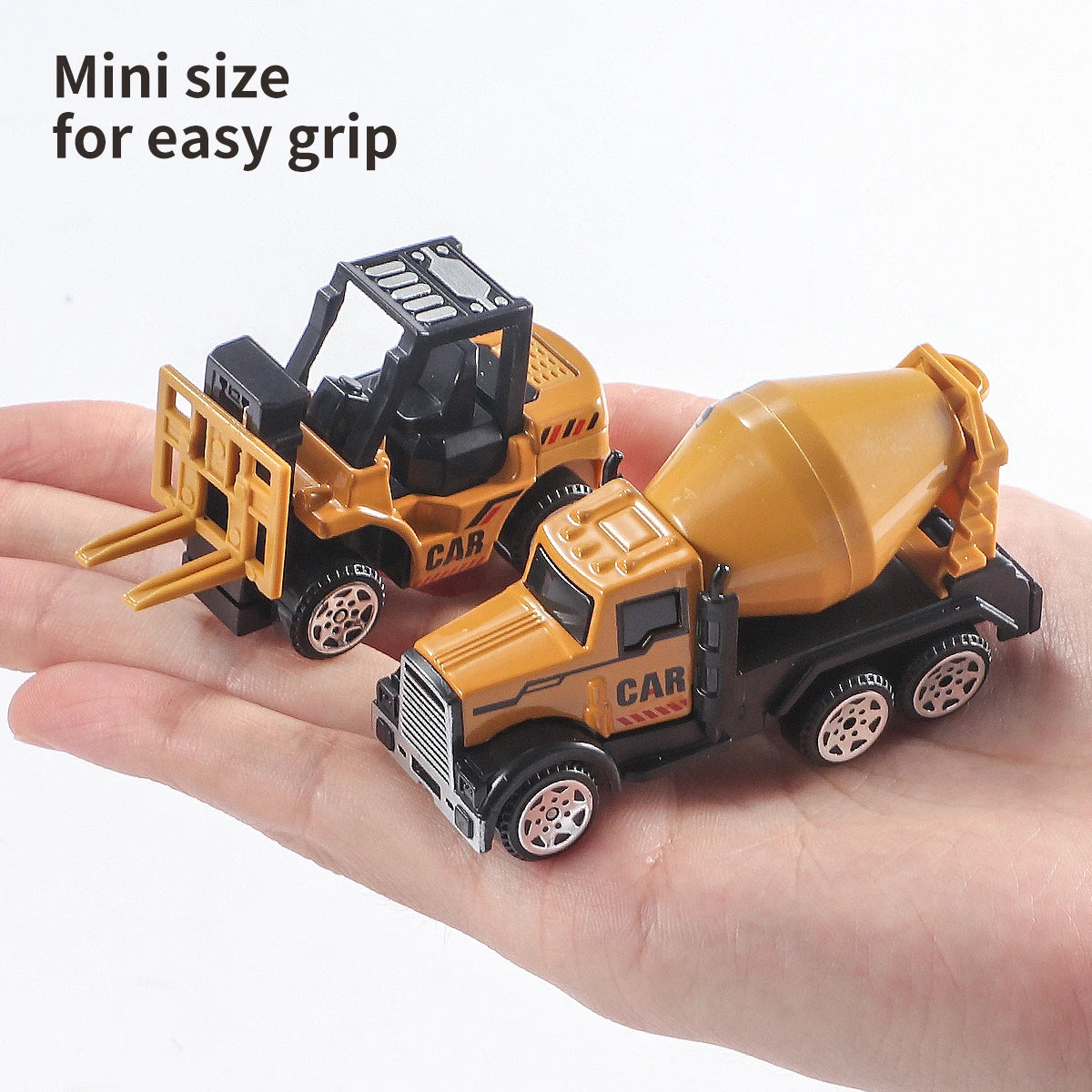 6pcs Alloy Engineering Truck Set – Construction Vehicle Models for Kids