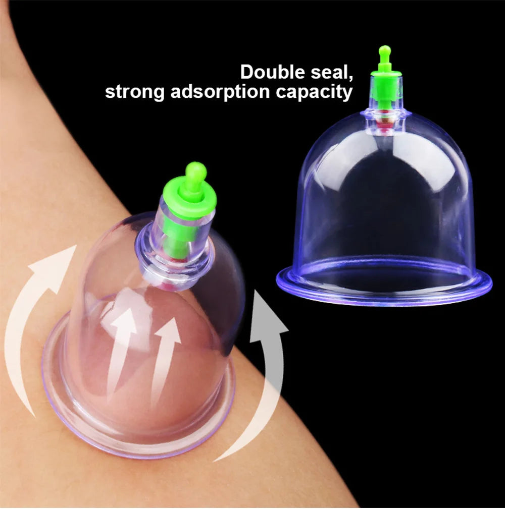 6-Piece Vacuum Cupping Therapy Set