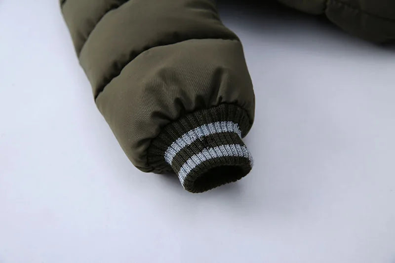 Baby Boys' Winter Coat – Warm Hooded Outerwear (2–6Y)