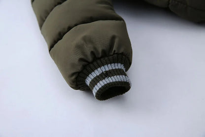 Baby Boys' Winter Coat – Warm Hooded Outerwear (2–6Y)