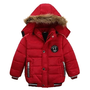 Baby Boys' Winter Coat – Warm Hooded Outerwear (2–6Y)