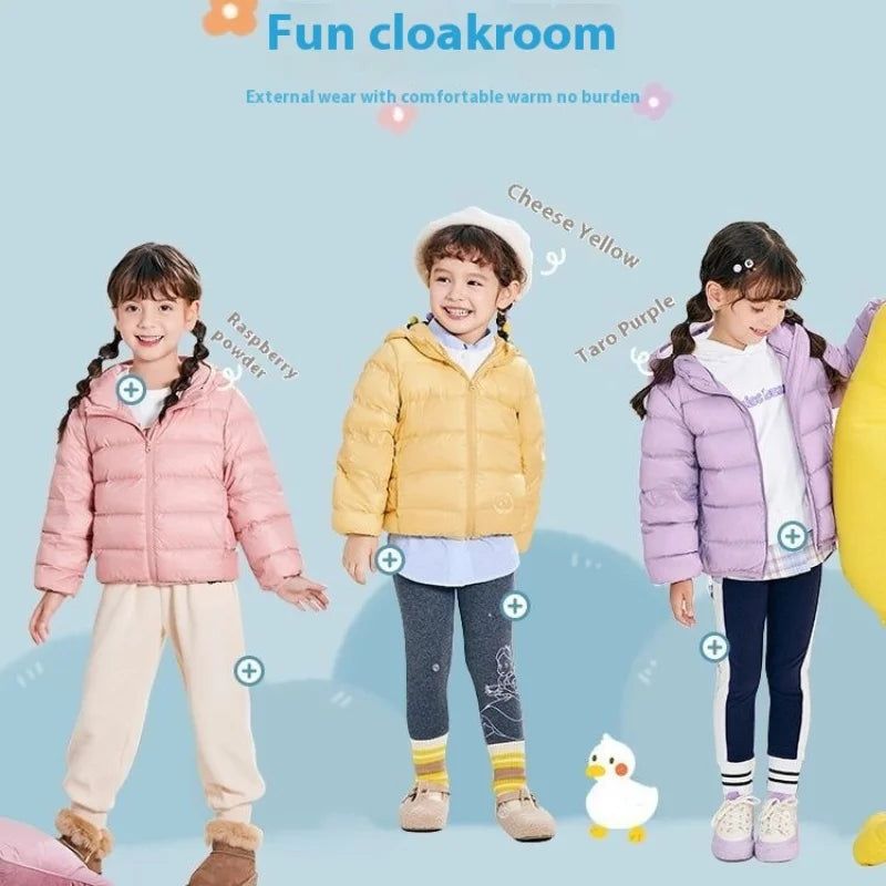 Kids’ Lightweight Duck Down Jacket – Fall & Winter