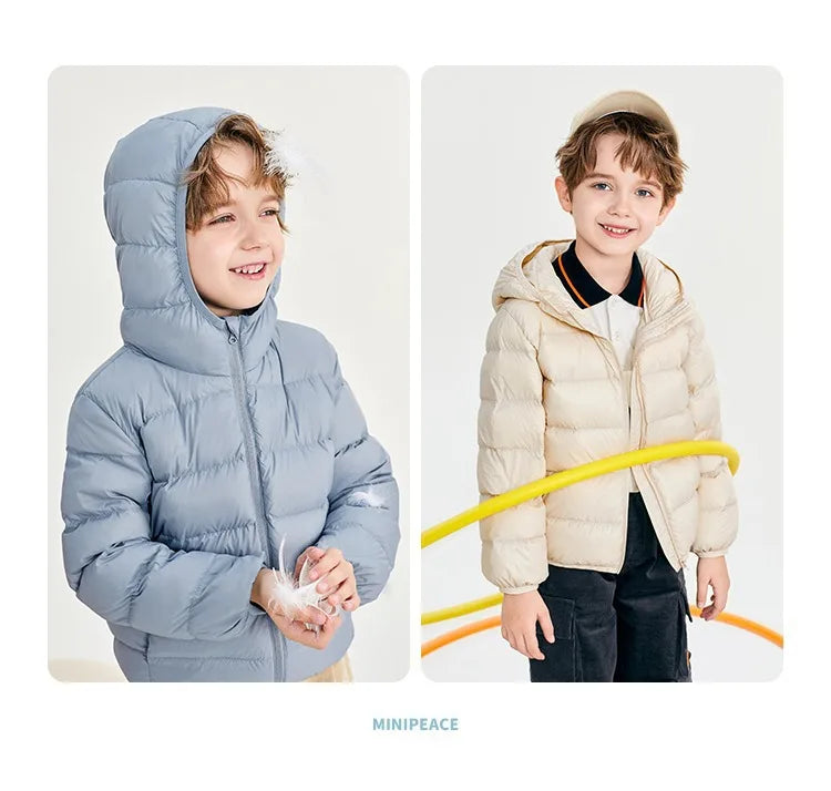 Kids’ Lightweight Duck Down Jacket – Fall & Winter