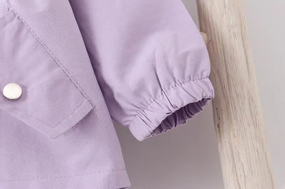 Baby Girls’ Outerwear – Cute Rabbit Hood & Casual Fit