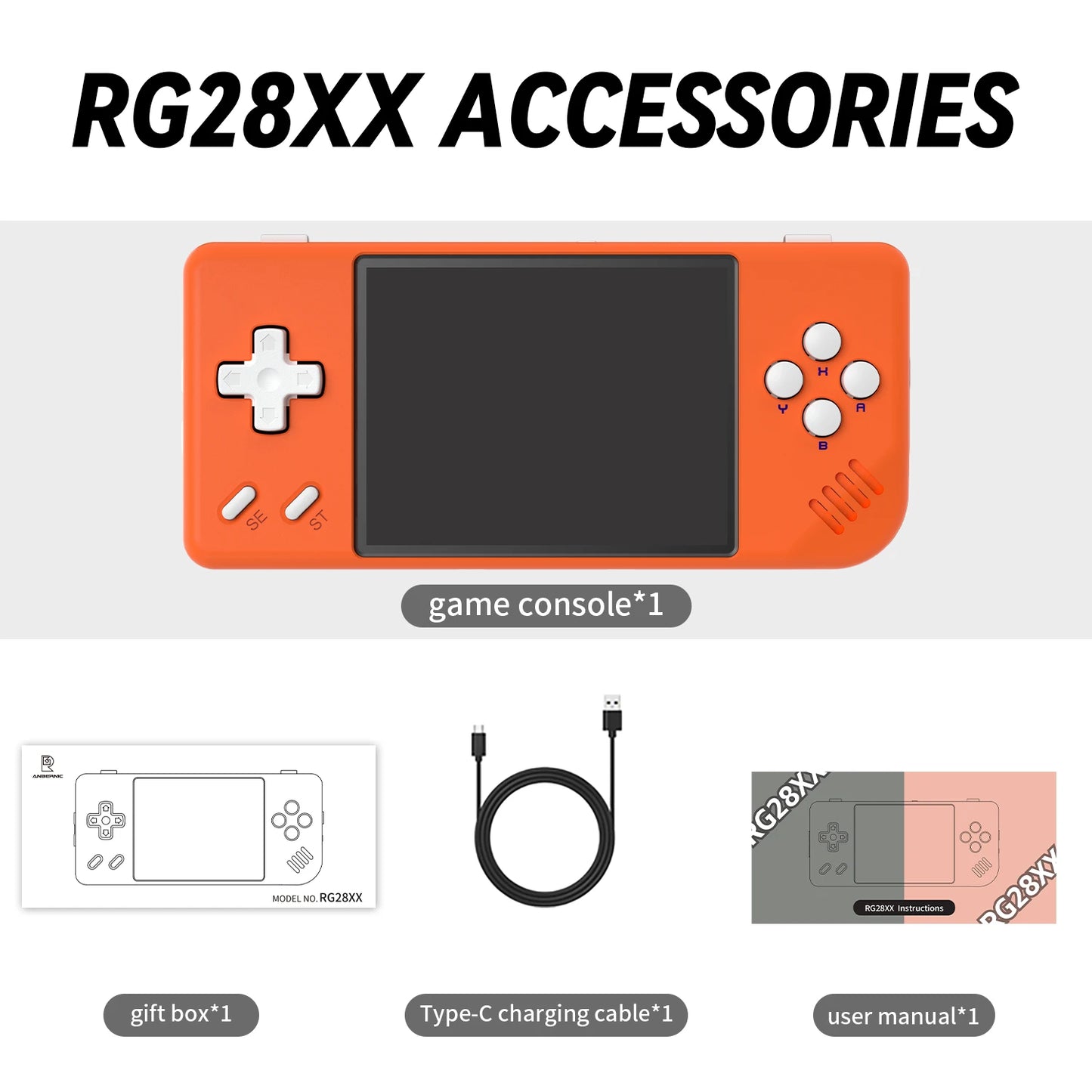 RG28XX Handheld Game Console – Ultimate Retro Gaming On-the-Go