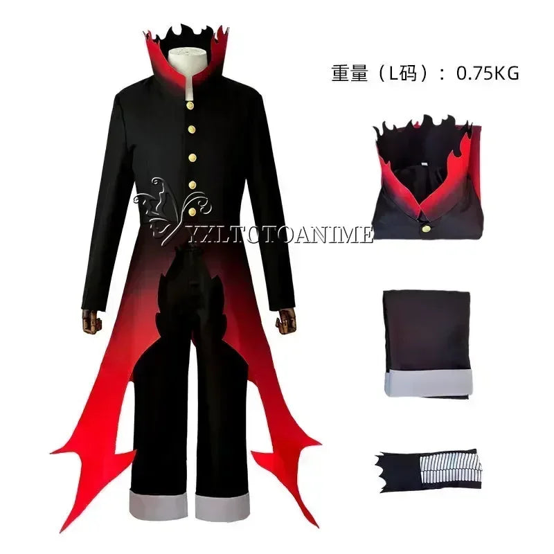 Ken Takakura Halloween Cosplay – Dandadan Party Anime Costume with Wig