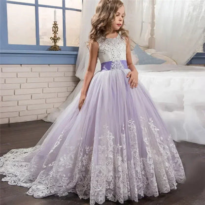 Princess Party Dress – Lace Formal Dress for Girls