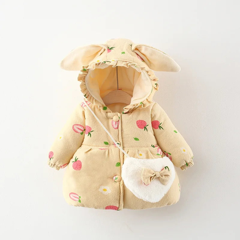 Toddler & Kids Bunny Ear Winter Outerwear