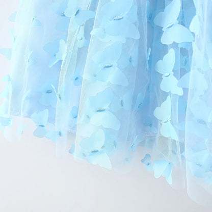 Toddler Girl Embroidered Mesh Party Outfit