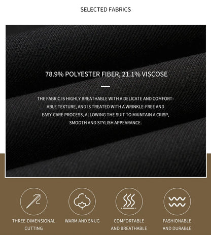 Groom & Business Wear – Italian Slim Gentleman Suit Blazer