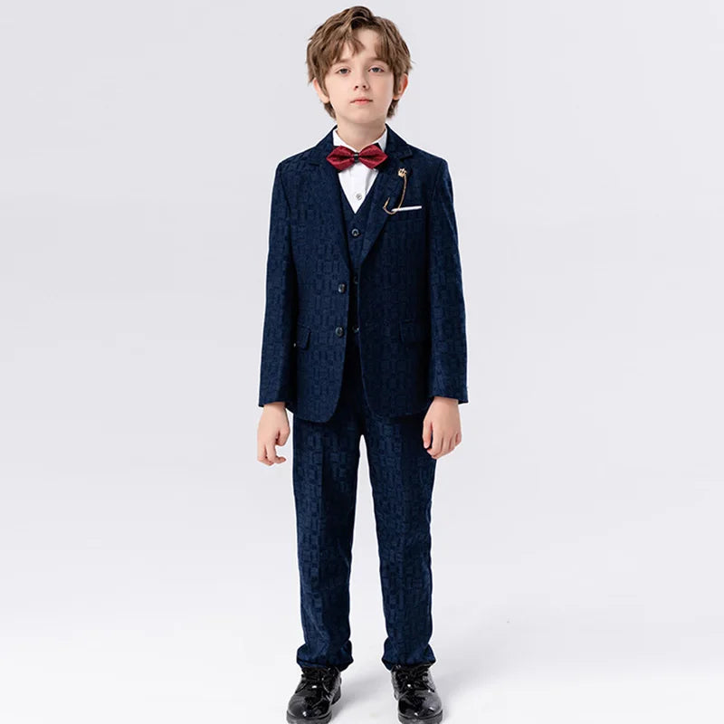 Classic Gray Suit for Boys – 1–14Y Formal & Performance Set