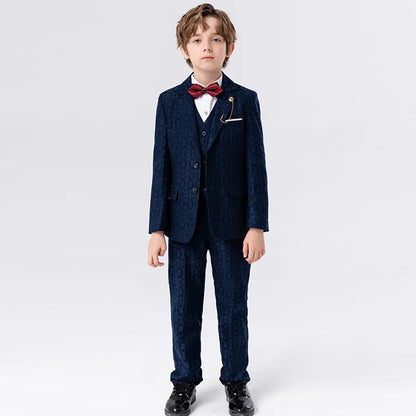 Classic Gray Suit for Boys – 1–14Y Formal & Performance Set
