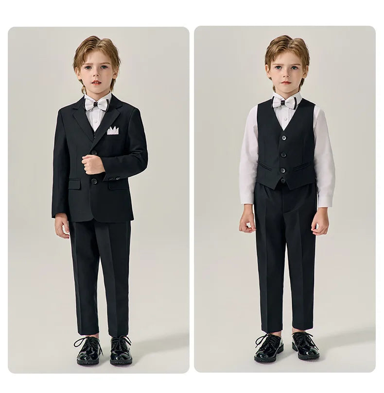 Boys’ Stylish Formal Wear – Green Blazer Set for Special Occasions