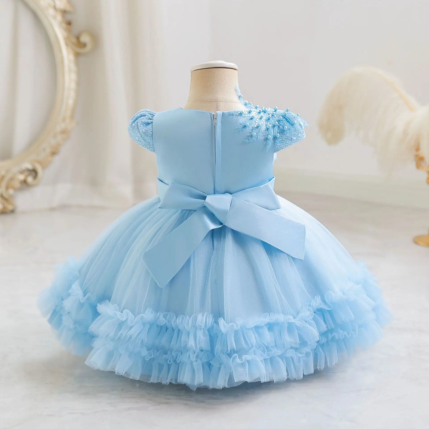 Baby Girl Birthday Dress – Princess Tulle Gown