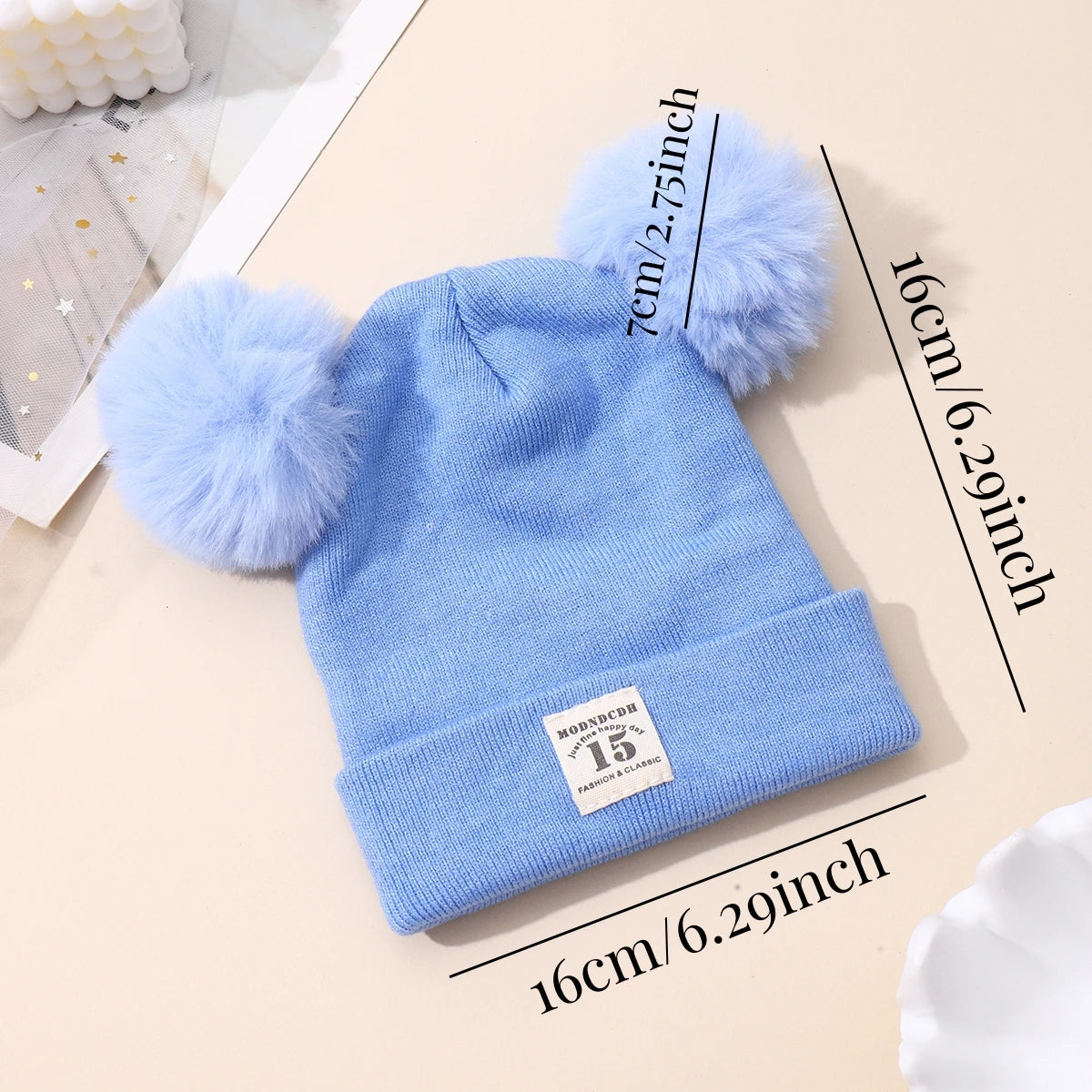 Soft Knitted Winter Cap for Babies & Kids