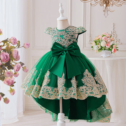 Elegant Embroidered Princess Party Dress