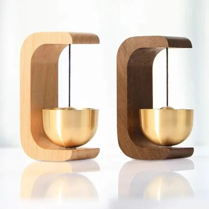 Japanese Wooden Wind Chimes: Elegant Doorbell & Decorative Charm