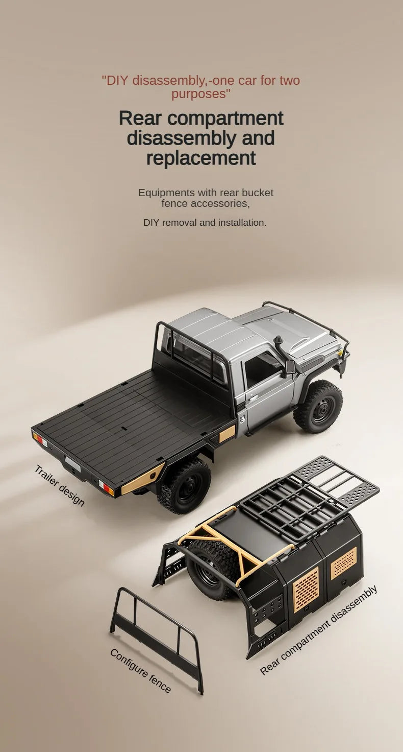 RC Pickup Truck MN82 – 1/12 Scale 4WD Off-Road Toy Car