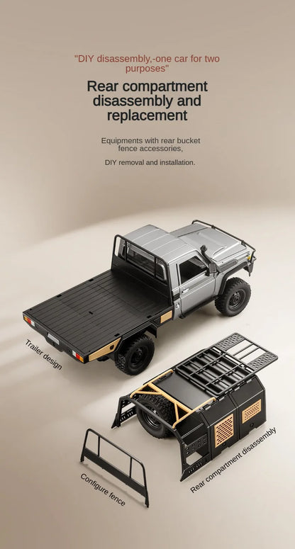 RC Pickup Truck MN82 – 1/12 Scale 4WD Off-Road Toy Car