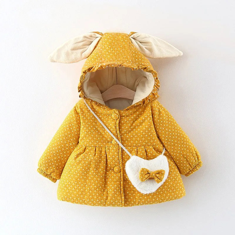 Toddler & Kids Bunny Ear Winter Outerwear