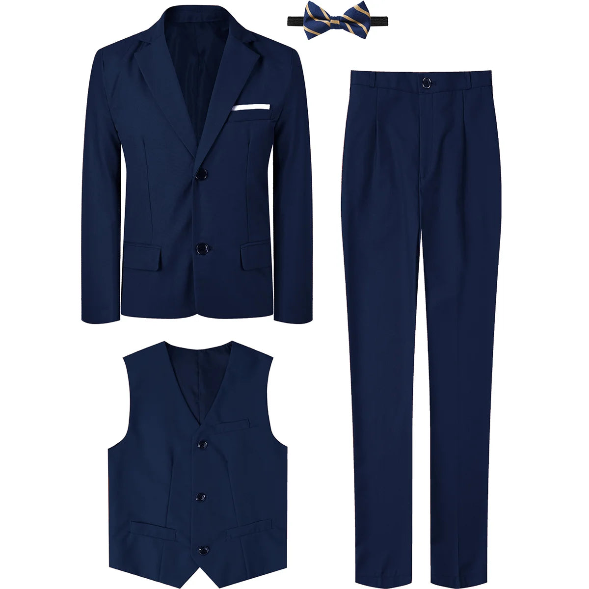 Kids' Formal 3-Piece Suit: Perfect for Weddings & Special Occasions