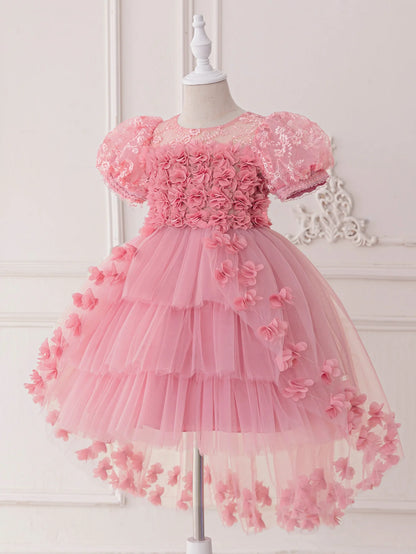 Girls Princess Party Dress – Elegant Wedding Outfit