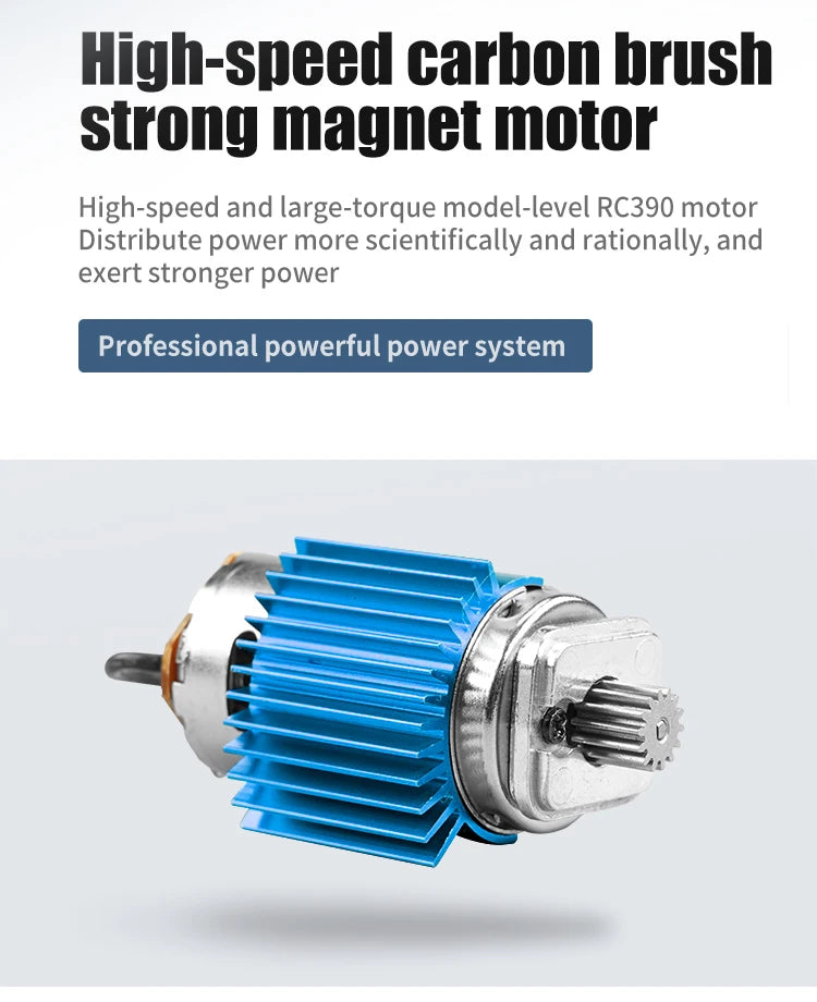 1:16 RC Off-Road Car – High-Speed 4WD Monster Truck with LED Lights