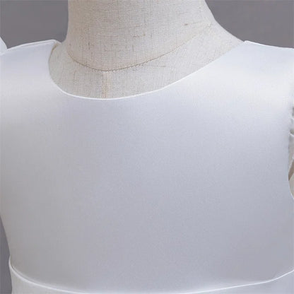 Elegant Kids Dress with Big Bow – Special Occasions