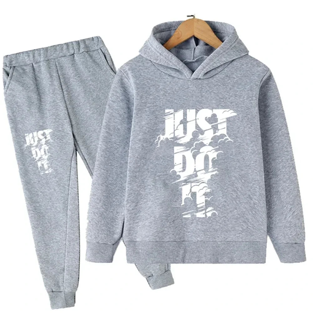 Kids' Casual Sportswear Set: Stylish Comfort for Everyday Fun