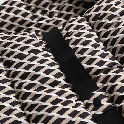 Women's Ski Style Cotton Jacket – Winter Slim Fit