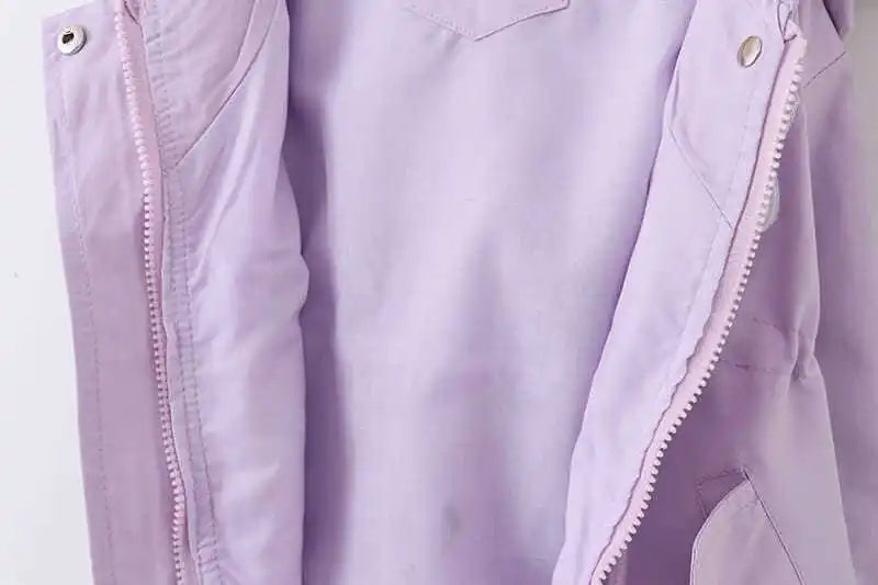 Baby Girls’ Outerwear – Cute Rabbit Hood & Casual Fit