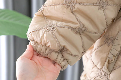 Kids’ Down Cotton Coat – Sweet & Cozy Jacket for Girls