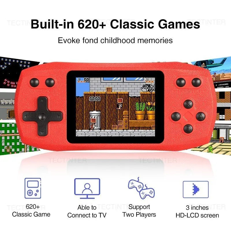 Video Game Console - 620 Built-in Classic Games