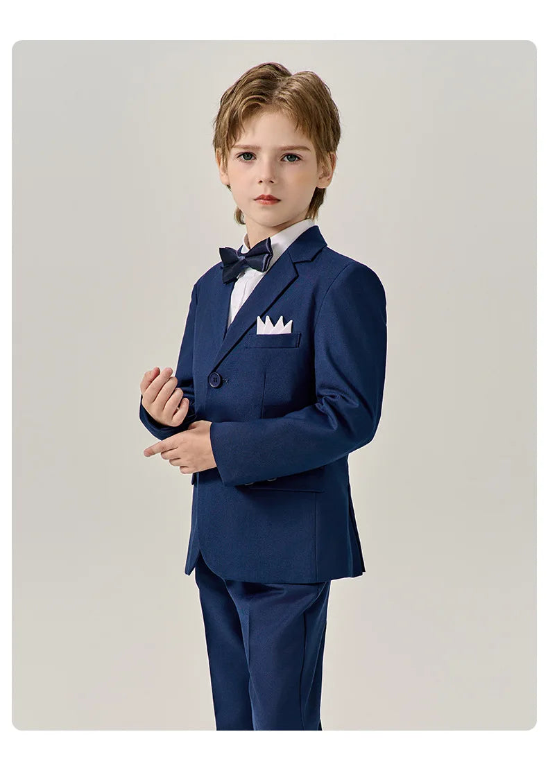 Boys’ Stylish Formal Wear – Green Blazer Set for Special Occasions