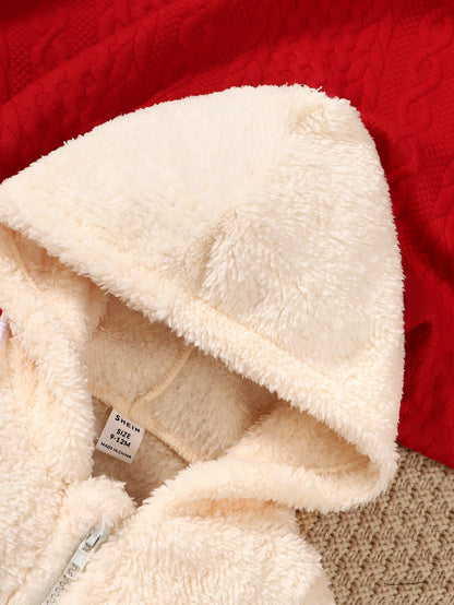 Warm Zipper Jacket + Cute Bag – Baby Girl Outfit