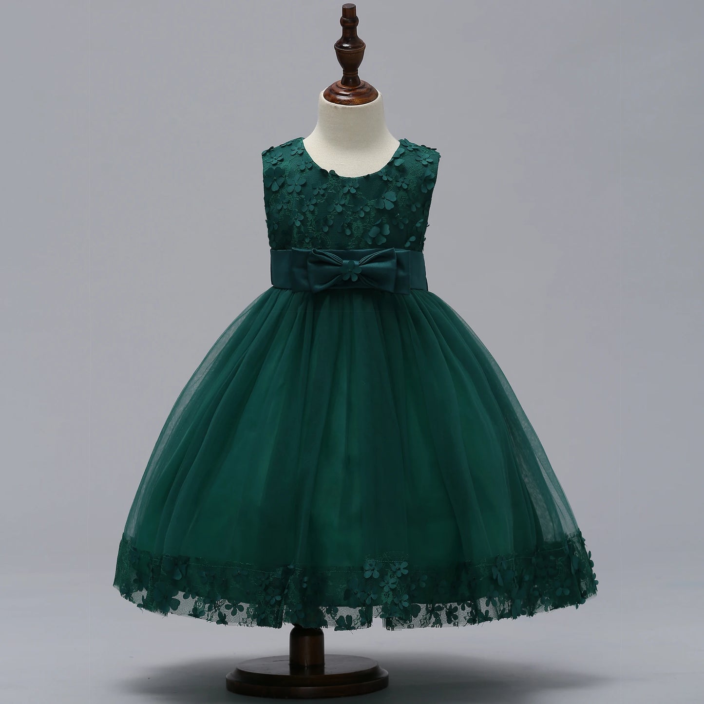 Girls' Wedding & Party Dress – Elegant Tulle Gown