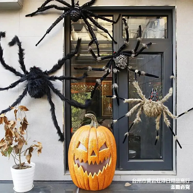 Giant Plush Spiders: Creepy Crawlers for Ultimate Halloween Scares!