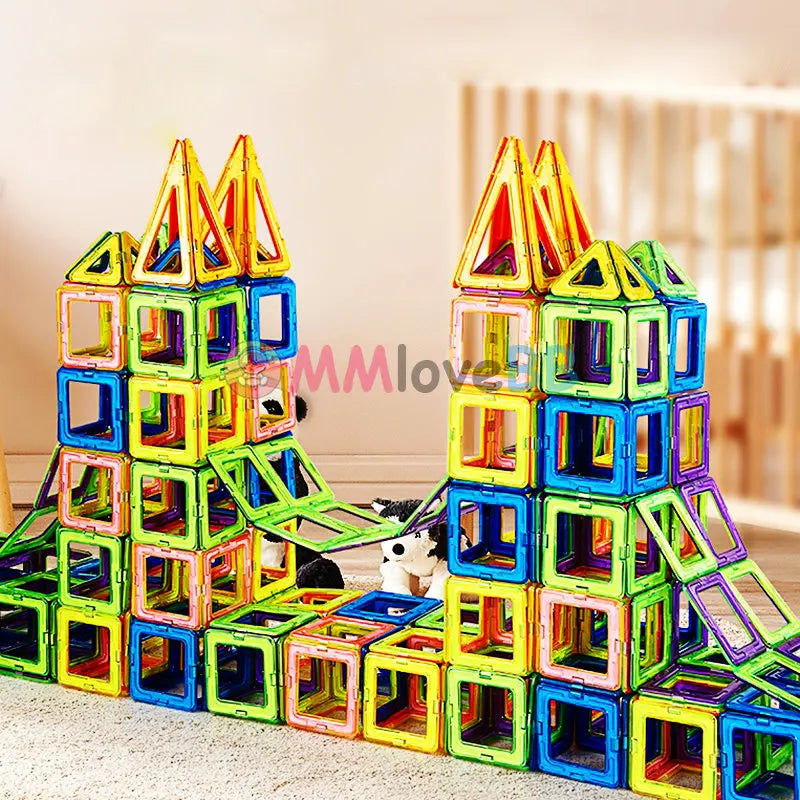 Big-Size Magnetic Blocks - Creative Building Toys for Kids & Boys