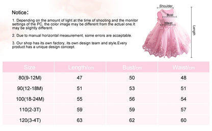 Pearl-Embellished Baby Dress – Formal Pageant Gown